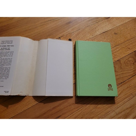 First Come, First Kill by Richard & Frances Lockridge, 1962, 1st Ed, HC DJ BCE - Picture 10 of 10